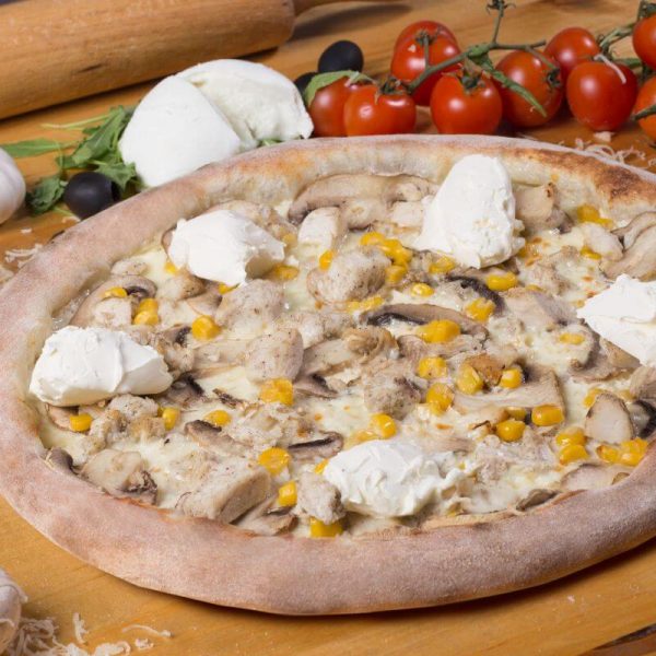 Pizza Con Pollo 50cm
