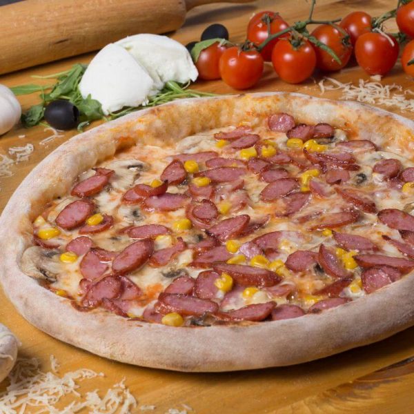 Pizza Salsiccia &Funghi 50cm